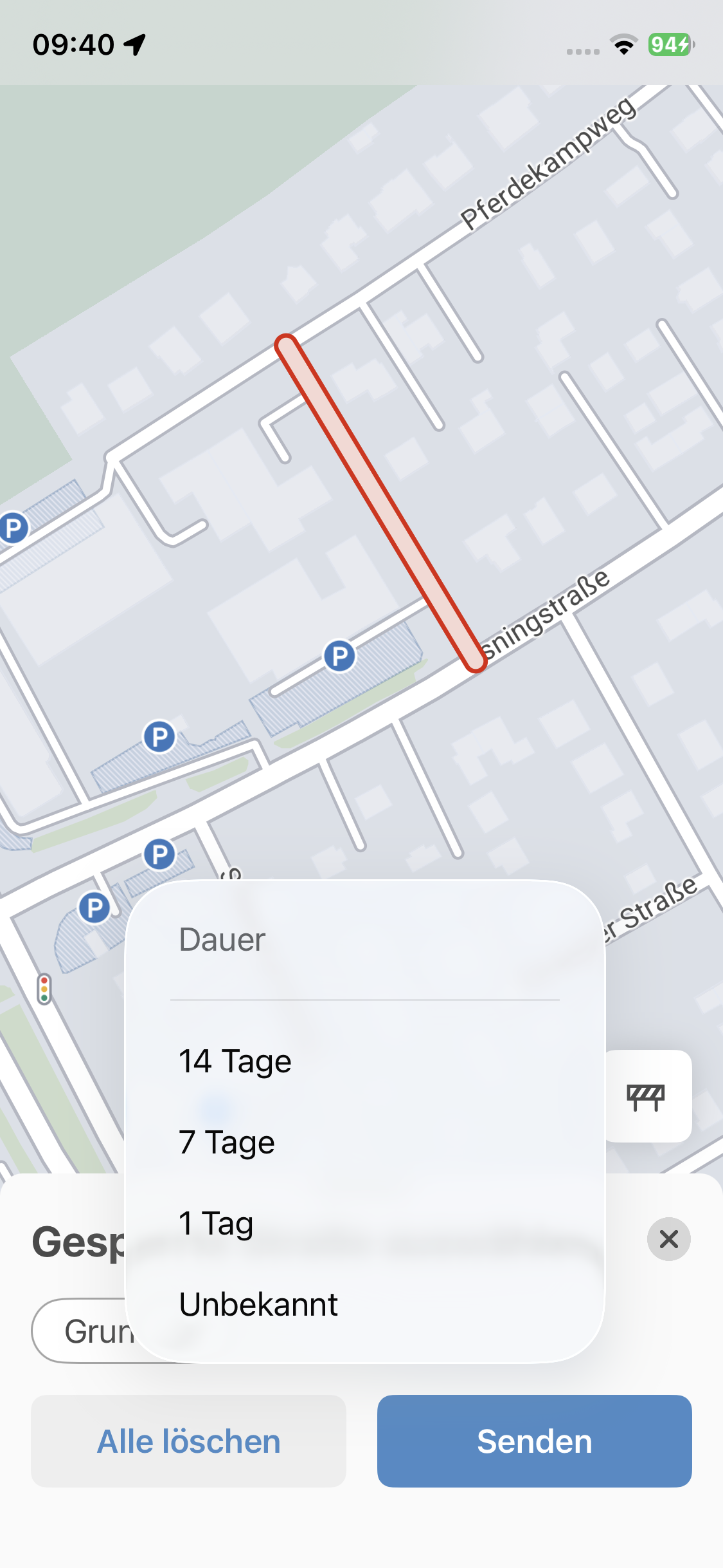 Odabir trajanja: 14 dana, 7 dana, 1 dan, Nepoznato